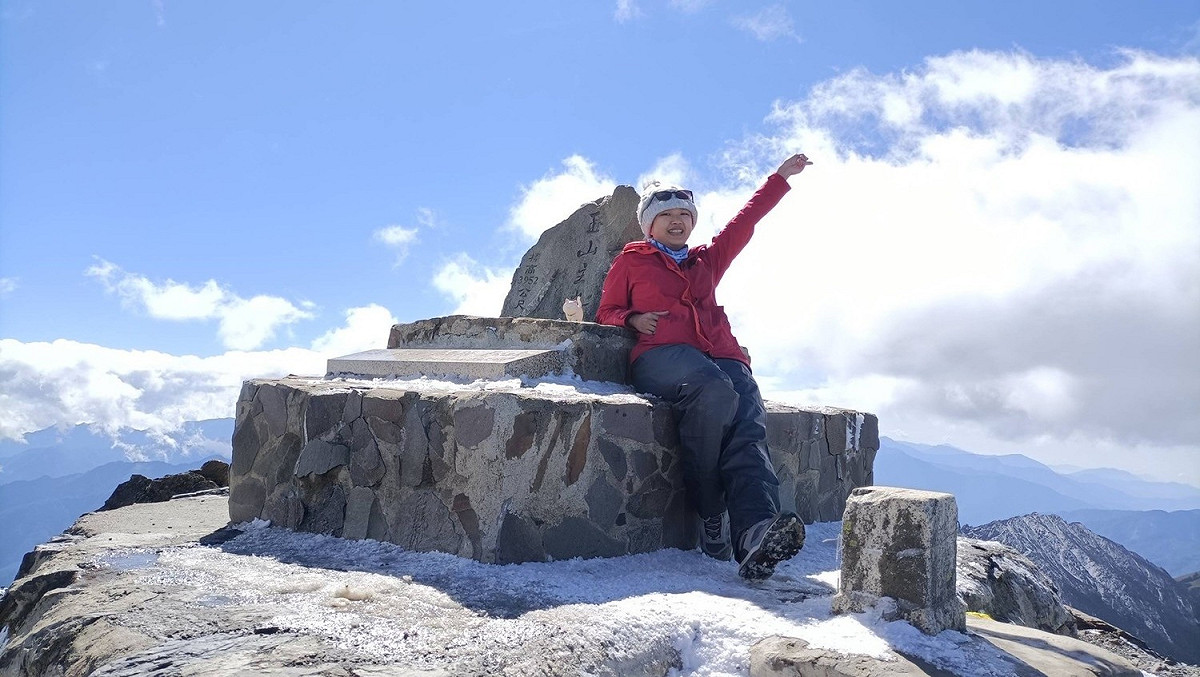 林子筠獸醫師興趣是登山。 圖：新北市動保處提供