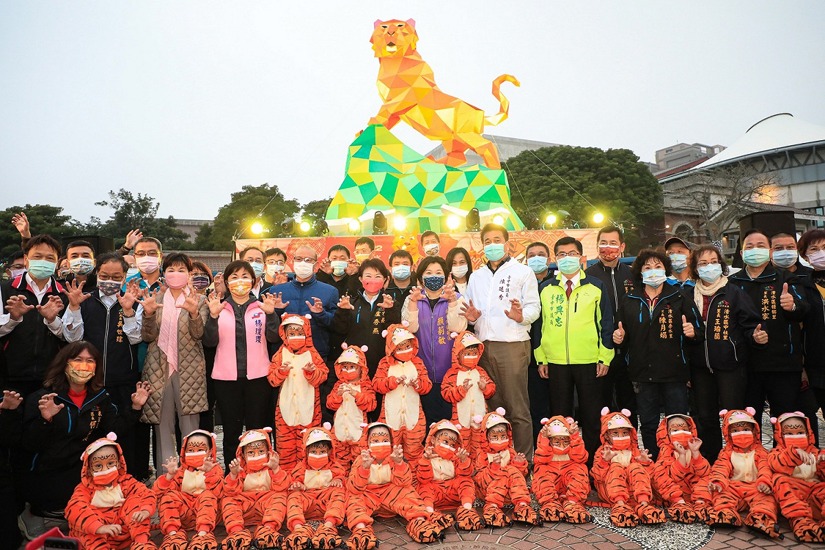 清水燈區今晚開幕。 台中市政府觀旅局/提供