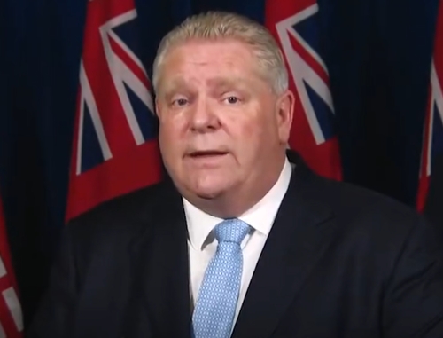 加拿大安大略省長福特（Doug Ford）。 圖/截取自https://twitter.com/fordnation