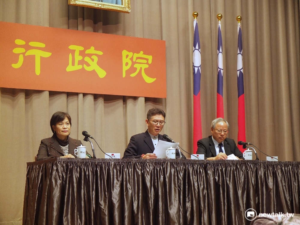 行政院18日強調，釣魚台列嶼是我國固有領土，政府會堅定維護漁民權益。 圖：翁嫆琄/攝