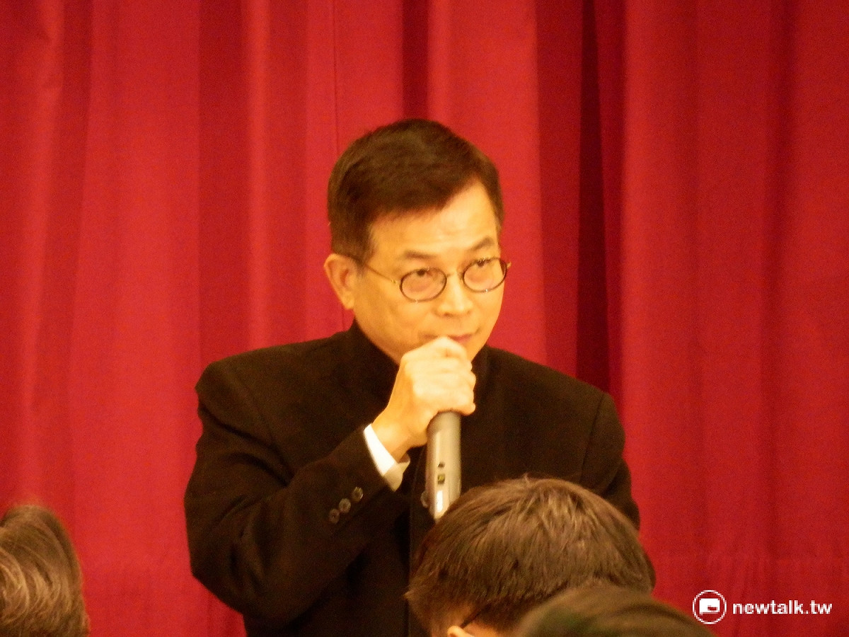 國民黨政策會執行長賴士葆18日出席立法行政部門議事運作研討會。 圖：符芳碩/攝