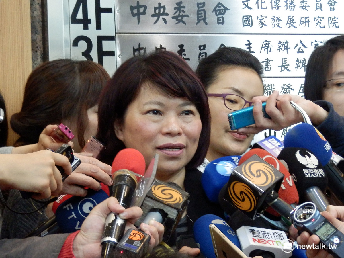 國民黨代理主席黃敏惠說，民進黨若要做清算鬥爭，不是全民之福。 圖：符芳碩/攝