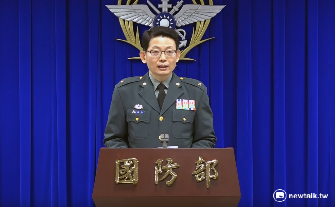國防部發言人羅紹和8日表示 ，是檢方認為不適合公布搜索錄影。 圖：翁嫆琄/攝