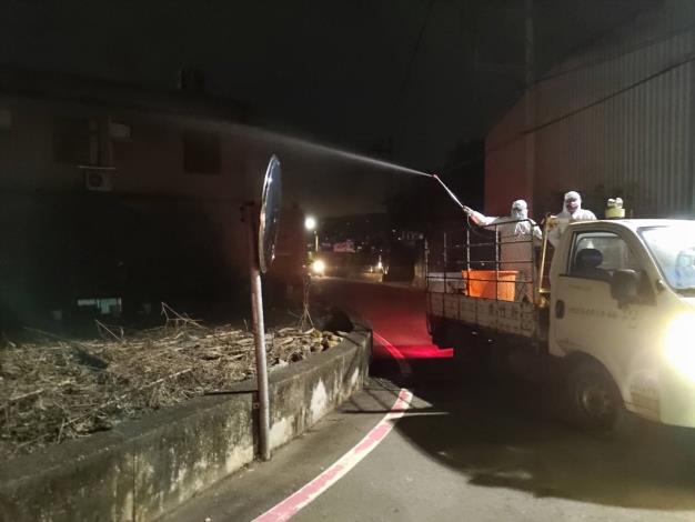 新竹縣衛生局表示，確診者足跡已完成環境消毒。 新竹縣衛生局/提供（資料照）