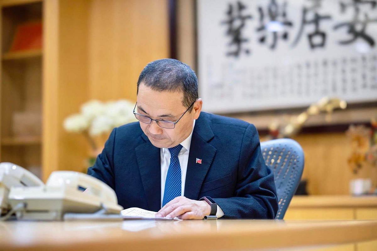 新北市長侯友宜。 圖：擷取自侯友宜臉書（資料照）