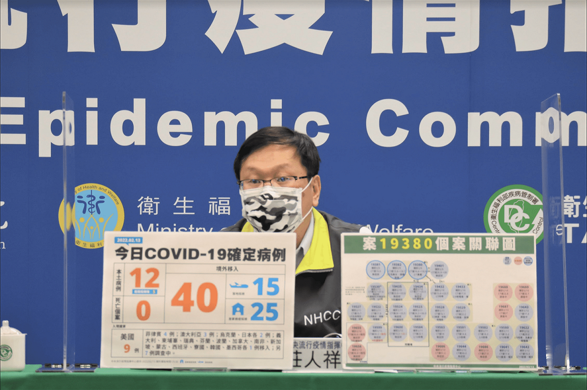 中央流行疫情指揮中心發言人莊人祥。 圖：中央流行疫情指揮中心/提供