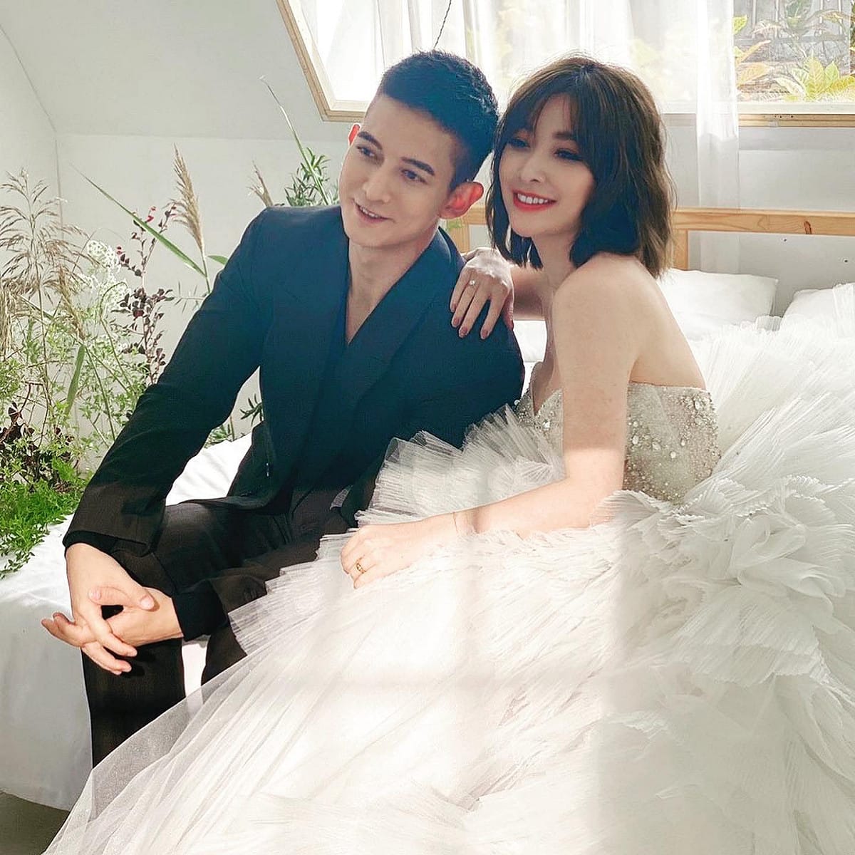 許維恩去年11月11日與小6歲的王家梁登記結婚。  圖：翻攝自許維恩臉書