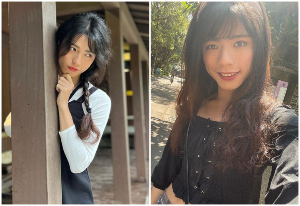 塗同學時常在IG曬出女裝美照。 圖：翻攝自IG/yuanyuan_19980123