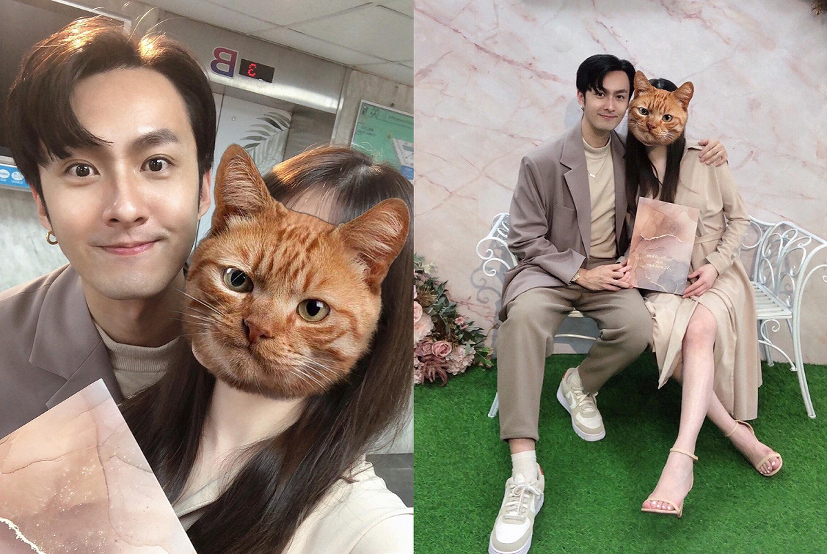 張雁名今(14)日宣布與小12歲的圈外女友結婚。 圖：翻攝自張雁名臉書