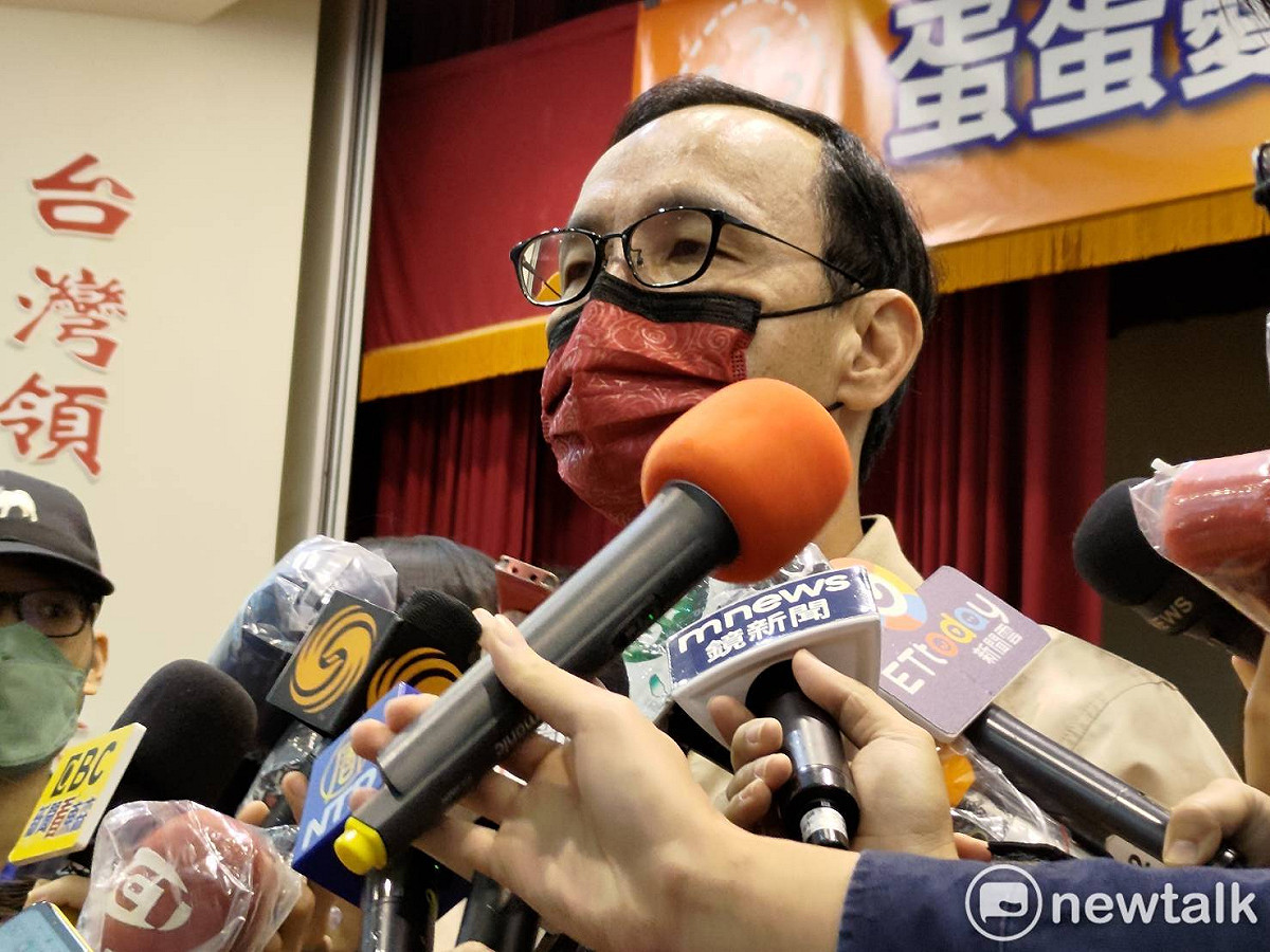 國民黨主席朱立倫。 圖：黃建豪/攝
