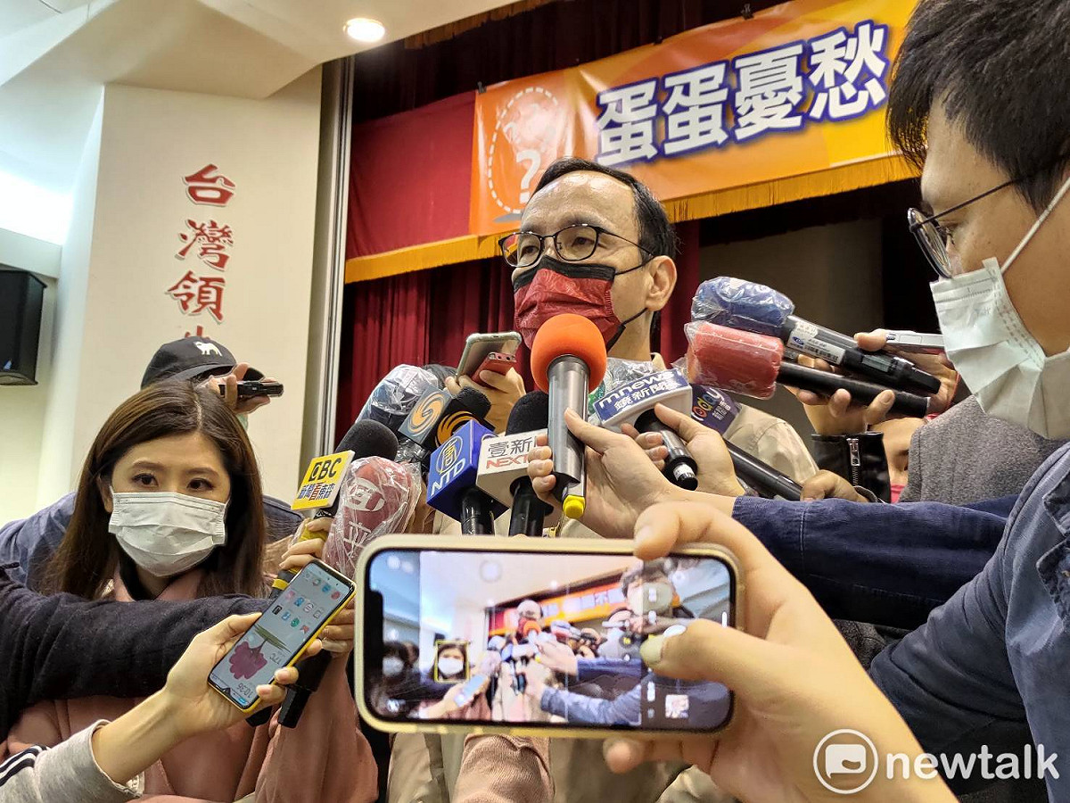 國民黨主席朱立倫。 圖：黃建豪/攝