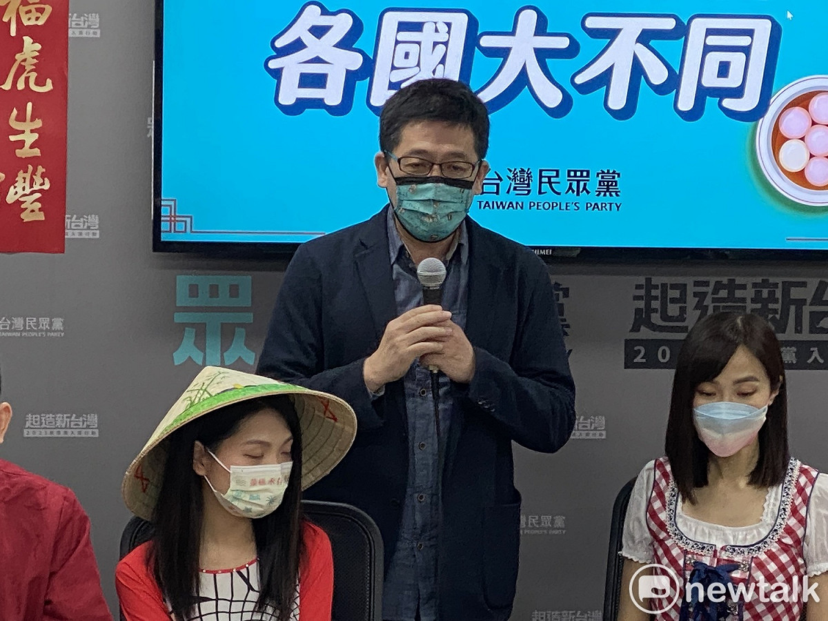 民眾黨秘書長謝立功。 圖：周煊惠 / 攝