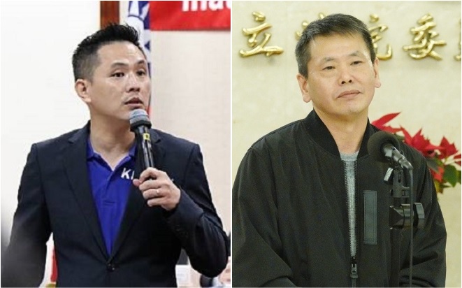 國民黨立委陳以信、林為洲 圖：謝孟華、張良一／攝
