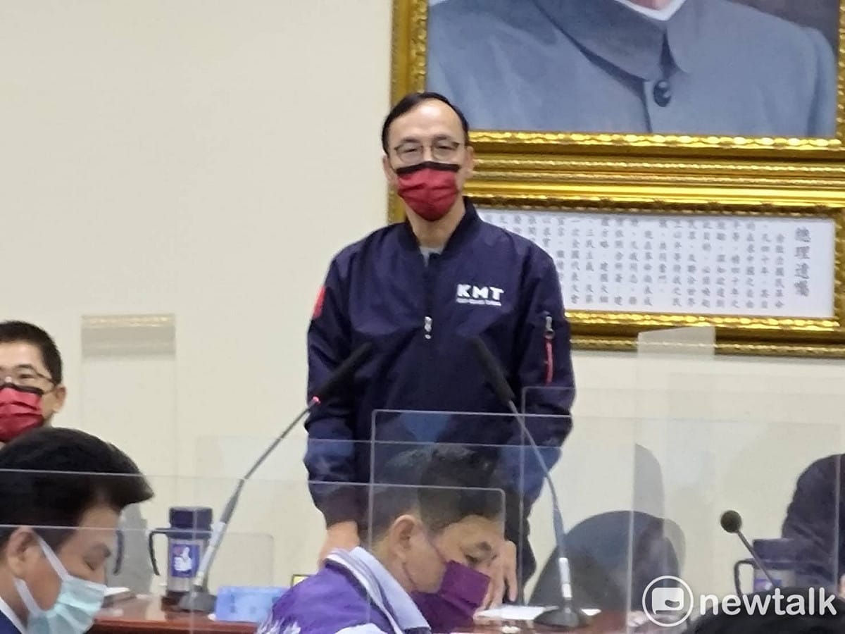 國民黨主席朱立倫。 圖：黃建豪/攝