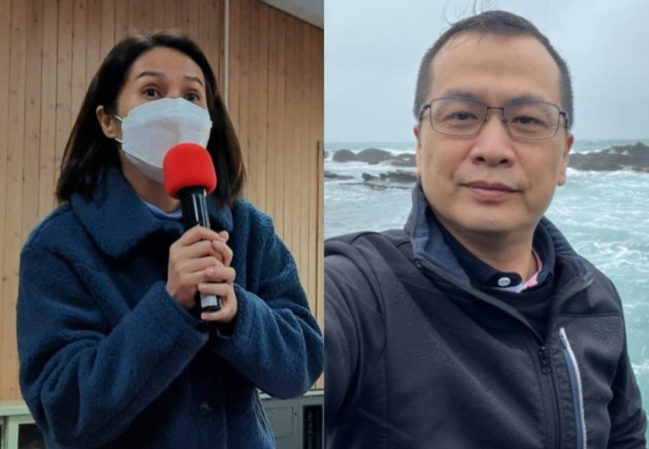 高雄市長人選，目前台北市議員羅智強（右）與無黨籍立委高金素梅（左），被視為很有可能披藍袍出征的熱門人選。 image source:FB/高金素梅、羅智強