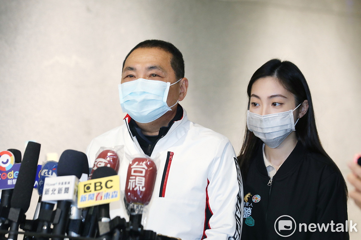 侯友宜重申，沒有「侯家軍」，強調自己這輩子只為國家人民做事，黨派擺後面。 圖：林昀真／攝