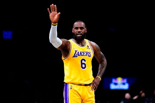 湖人「詹皇」LeBron James。 圖／美聯社／達志影像
