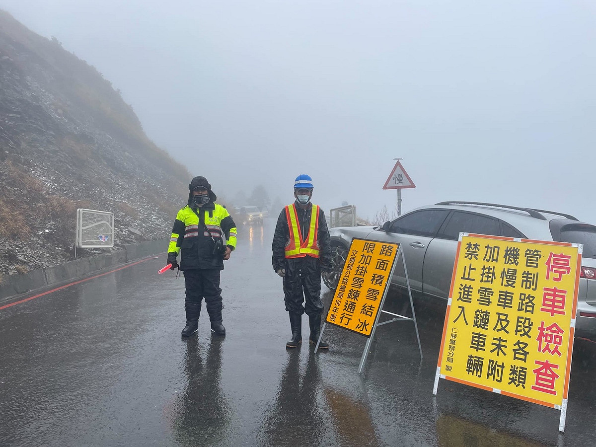 台14甲線翠峰至大禹嶺路段今晨恢復通行。 示意圖／仁愛警分局提供
