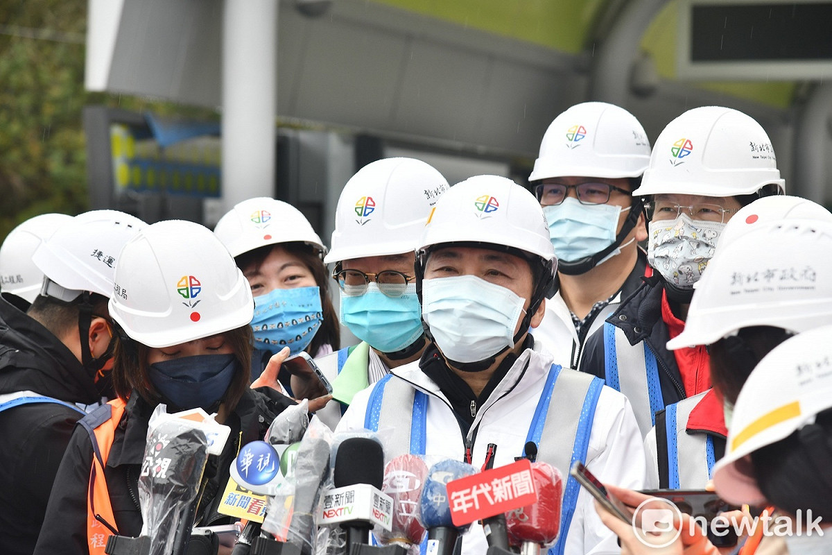 侯友宜表示，年輕朋友願意為新北市、為國家做事，他都會給予加油打氣。 圖：林昀真／攝