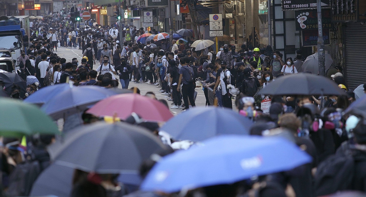 香港人在這起抗爭群起捍衛自由民主價值 圖：時代革命/提供