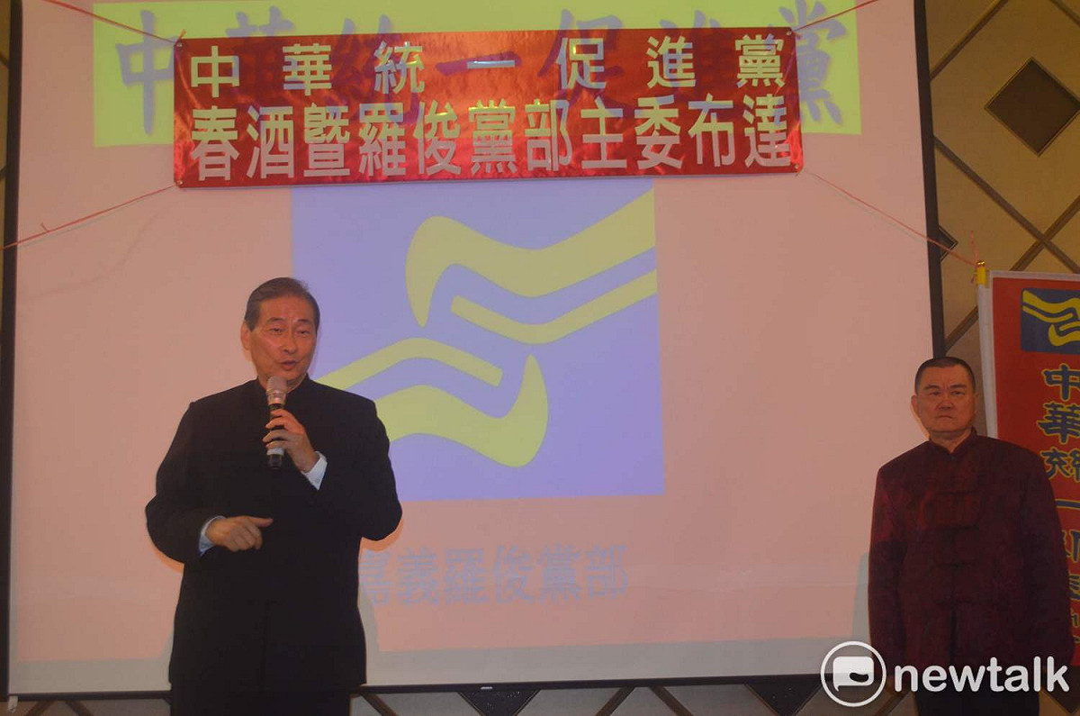 張安樂表示，2022年嘉義縣長選舉，統促黨不會缺席。 圖：蔡坤龍/攝