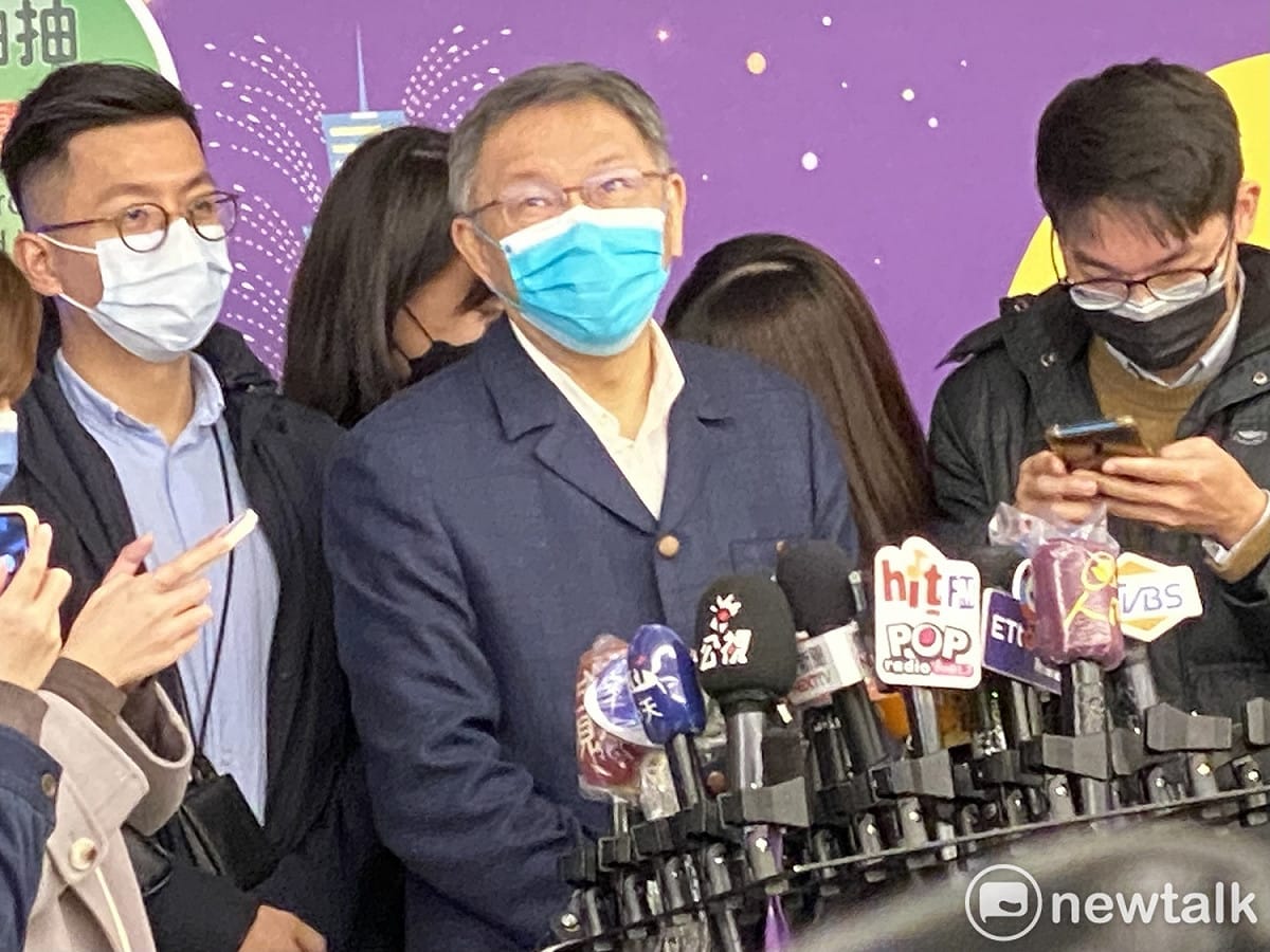 台北市長柯文哲。 圖：周煊惠 / 攝