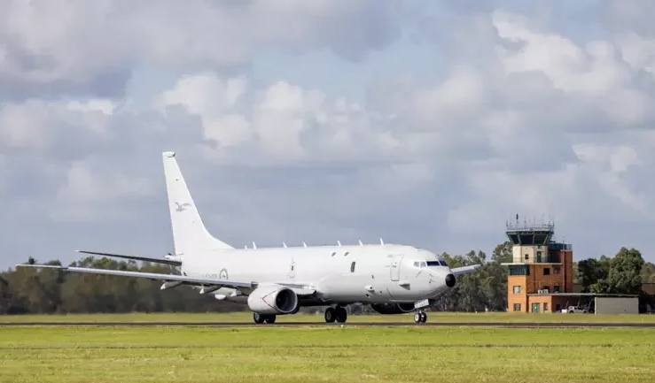 P-8 反潛巡邏機。 圖 : 翻攝自twitter