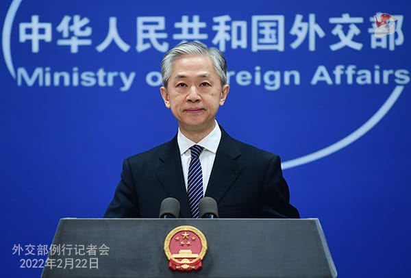 中國外交部發言人汪文斌。
