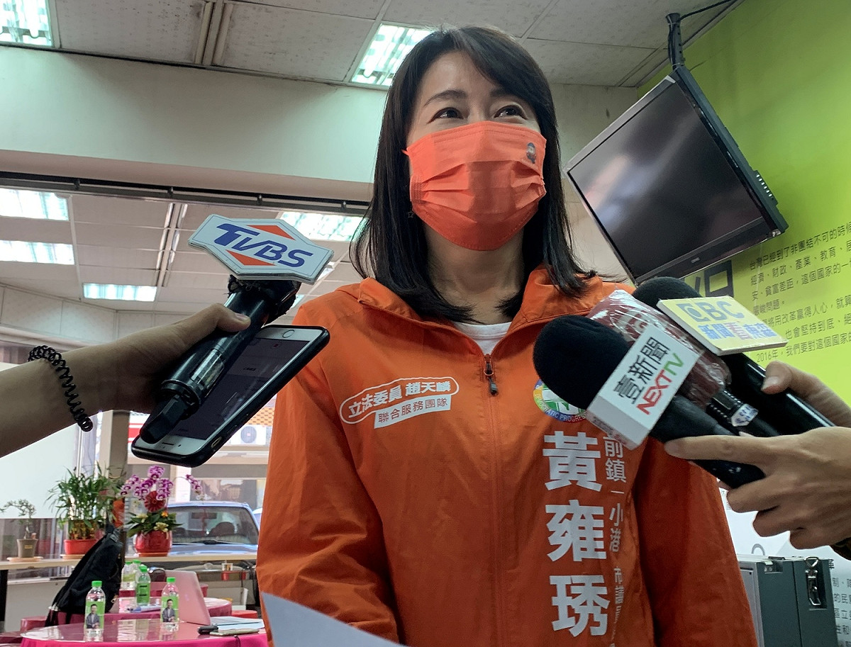 黃雍琇指朱立倫讓陳麗娜報准參選。 圖：趙天麟服務處提供（資料照）
