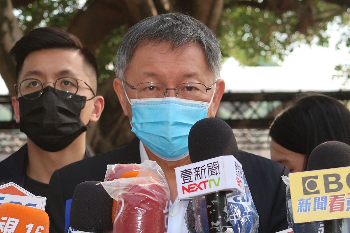 台北市長柯文哲 圖：林朝億/攝