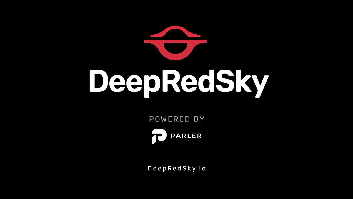 Parler推出新的NFT交易平台DeepRedSky。 圖：翻攝自Twitter