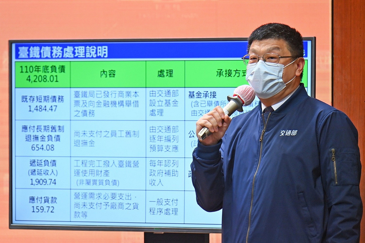 交通部鐵路管理局長杜微。 圖：行政院提供