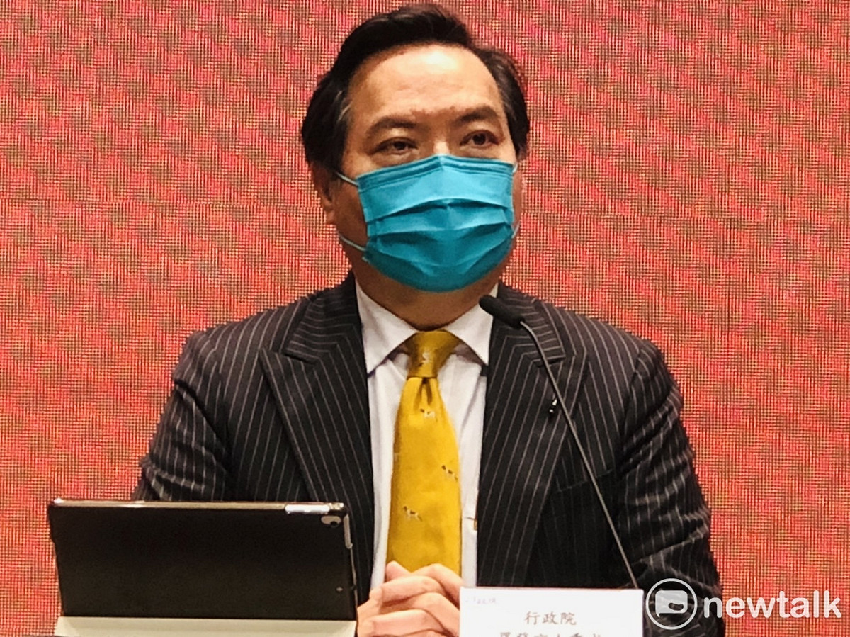 行政院發言人羅秉成今（3）天轉述蘇揆在院會中的談話。 圖：謝莉慧/攝