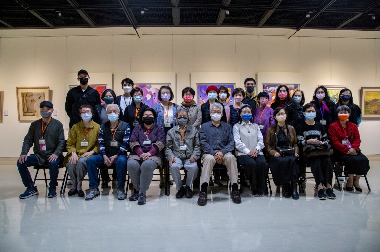 「風華正盛-圓創膠彩畫會聯展」即日起至3月14日於新北市藝文中心第三展覽室展出。 圖：新北市文化局提供