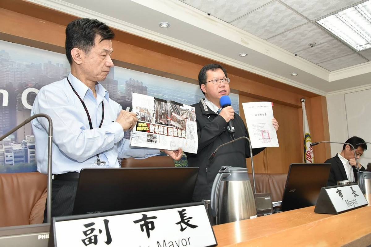桃園市副市長邱太三11日證實已請辭，預計將回小英團隊協助。 圖：桃園市政府提供