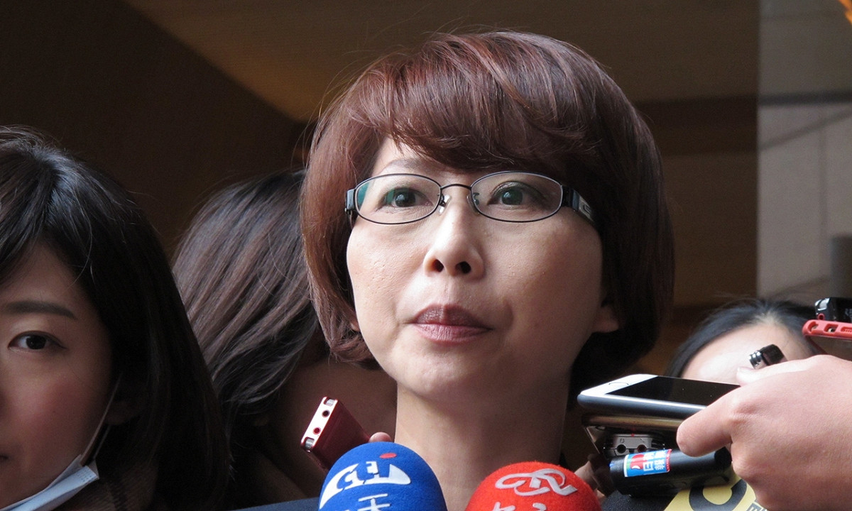 民進黨立院黨團書記長陳亭妃14日轉述黨政協調會報開會情形。 圖片來源：新頭殼資料照片