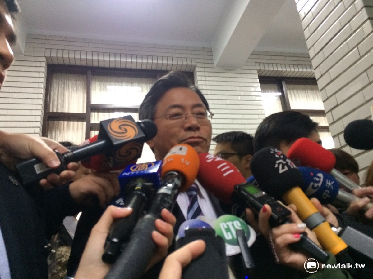 行政院長張善政15日在立法院接受媒體聯訪。 圖：新頭殼資料照片