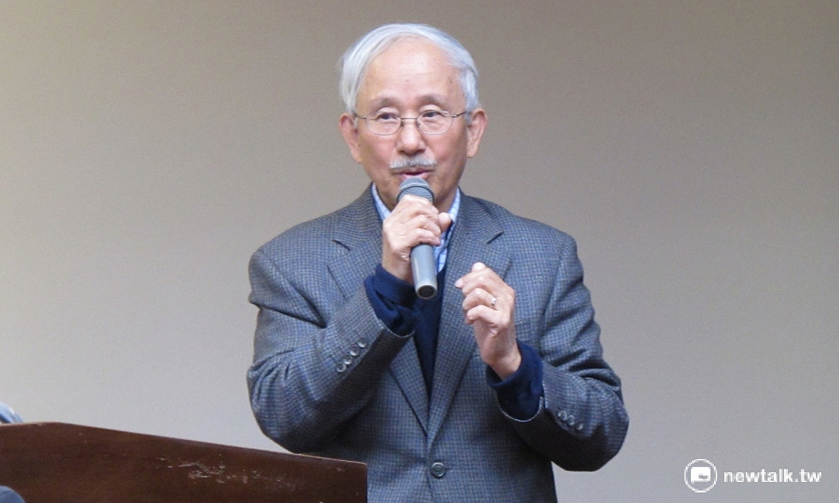 前史威靈公司執行長郭清江29日出席「推動平反：轉型正義、政治追殺」記者會。 圖：林朝億/攝