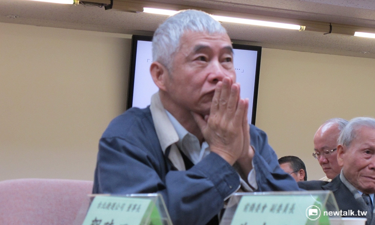 前交通部次長賀陳旦29日出席「推動平反：轉型正義、政治追殺」記者會。 圖：新頭殼資料照片。