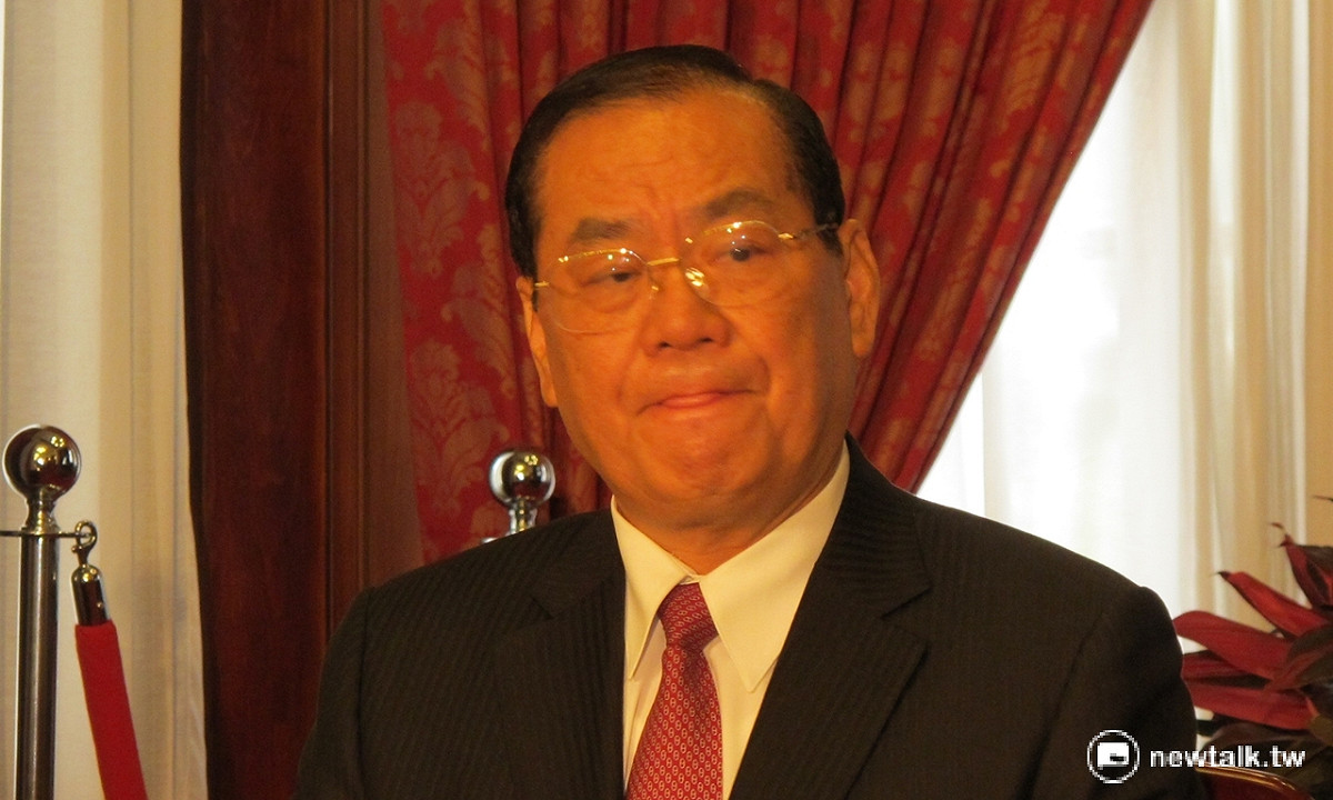 總統府秘書長曾永權30日說明雙英會閉門會談事宜。 圖：新頭殼資料照片