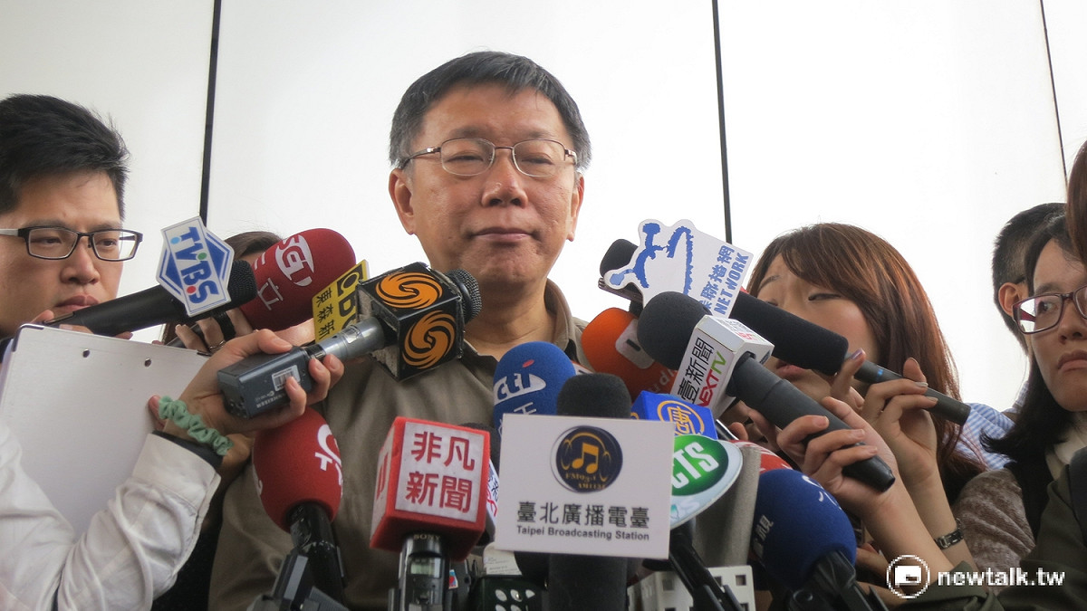 對於捷運局長周禮良6日請辭一事，台北市長柯文哲表示，如果有更好的人生規劃，當然予以祝福。 圖：呂佳峻/攝
