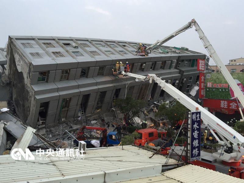 台南市永康區的維冠金龍大樓倒塌案，台南地檢署7日偵結起訴。 圖：中央社資料照片