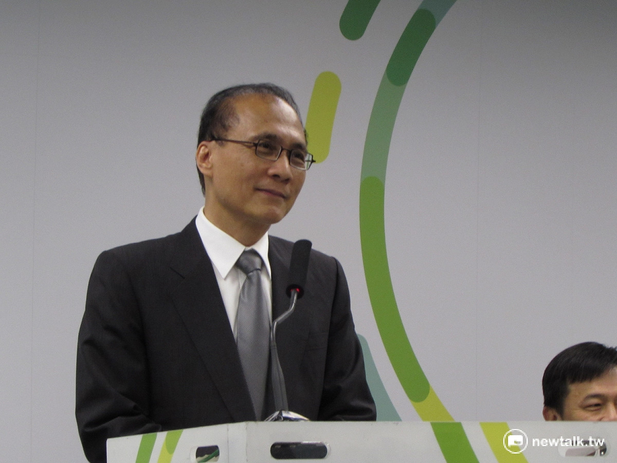 準閣揆林全7日舉行媒體茶敘表示，「貨貿還沒有談完，就繼續談就是了。」 圖：邱珮文/攝