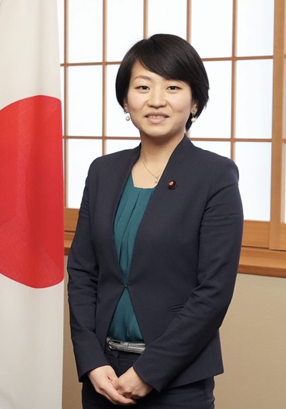 日本外務副大臣鈴木貴子涉嫌耽誤烏克蘭駐日大使會見外務大臣林芳正。 圖：擷自外務省推特@MofaJapan_jp