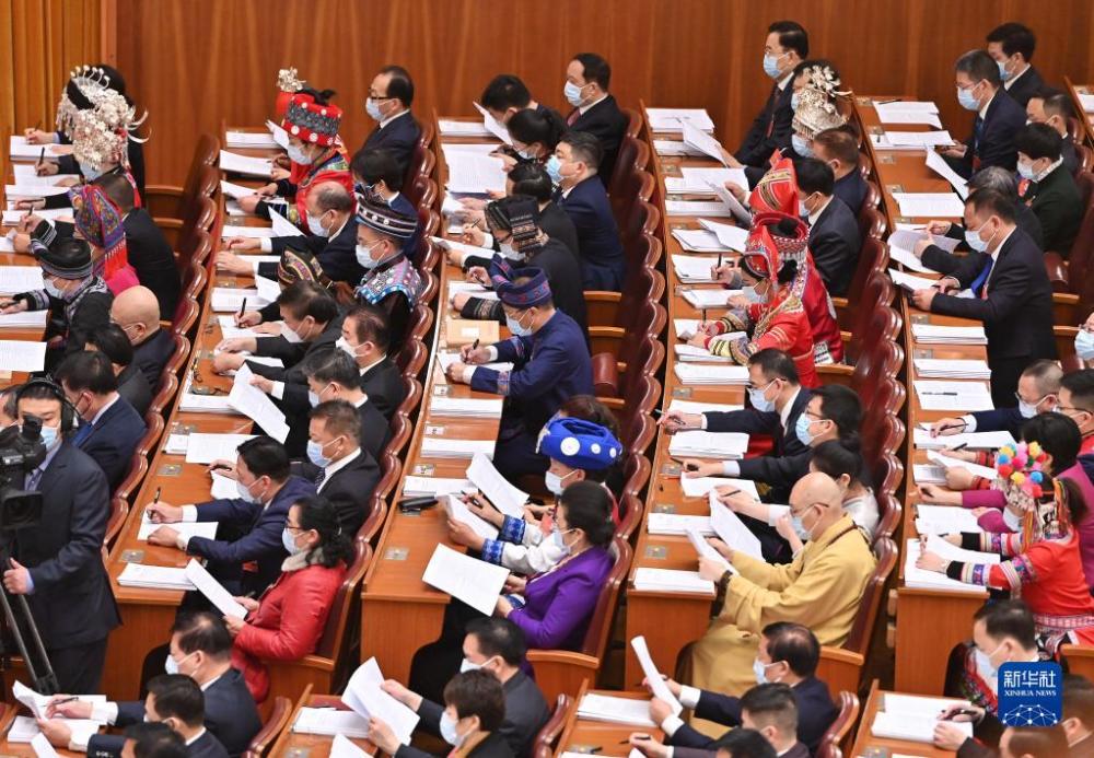 中國兩會登場。 圖 : 翻攝自新華網