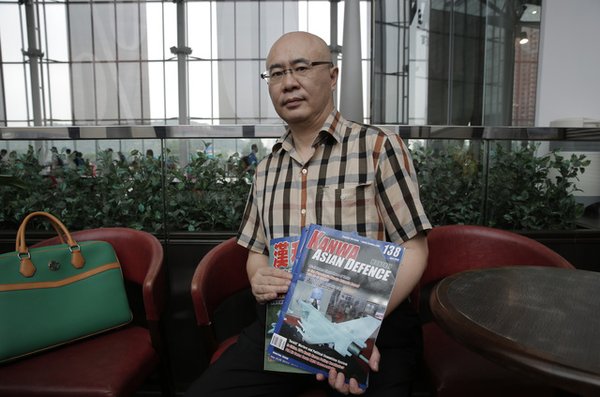 《漢和防務評論》軍事雜誌總編輯平可夫。 圖：翻攝自推特