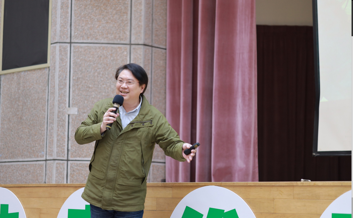 基隆市長林右昌出席「2022國務青旗艦營」。 圖:民進黨/提供