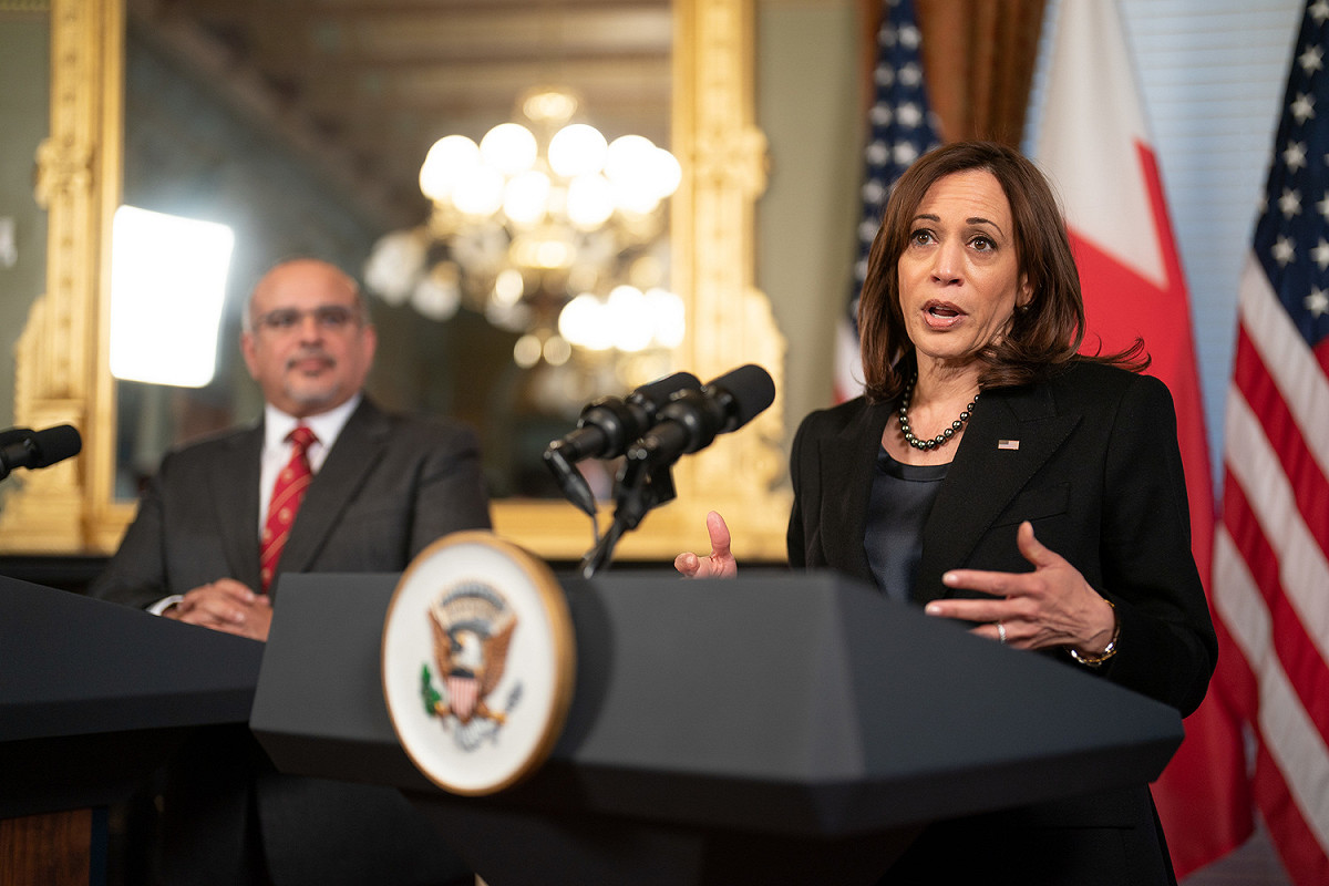 美國副總統賀錦麗（Kamala Harris）。 圖：翻攝自賀錦麗推特（資料照）