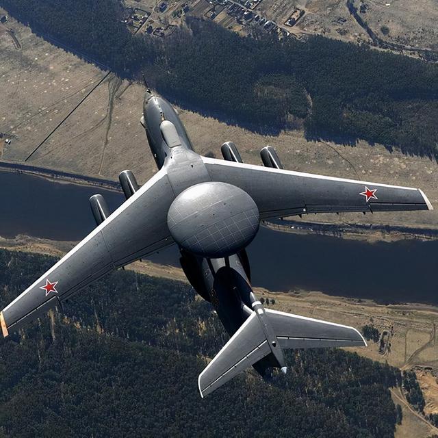 俄羅斯A-100「Premier」空中預警機，傳進駐白俄羅斯西部巴拉諾維奇空軍基地(Baranovichi Air Base)。 圖：翻攝陸網/航空之家