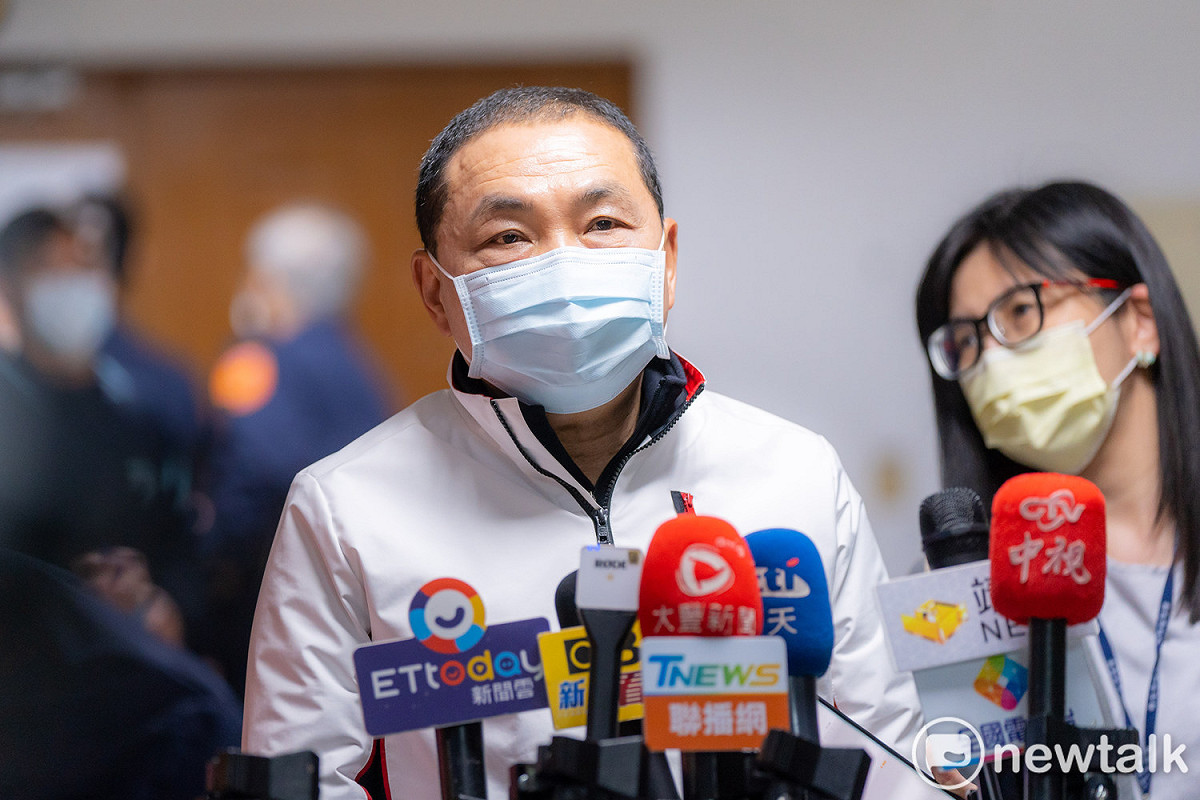 侯友宜表示，雖然國民黨現在改變為時有點晚，但做總比不做好。 圖：林昀真/攝